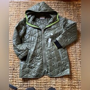 T By Alexander Wang Quilted Nylon Zipper Jacket Sz S $625